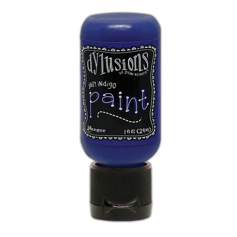 Dylusions Flip Cap Paint Just Indigo, 1oz - SKU: DYQ85652