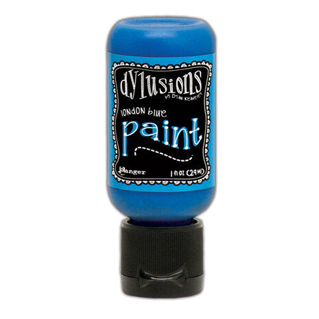 Dylusions Flip Cap Paint London Blue, 1oz - SKU: DYQ70542