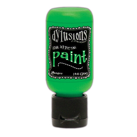 Dylusions Flip Cap Paint Sour Appletini, 1oz - SKU: DYQ70641