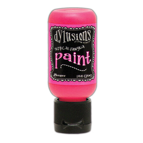 Dylusions Flip Cap Paint Tropical Sangria, 1oz - SKU: DYQ70689