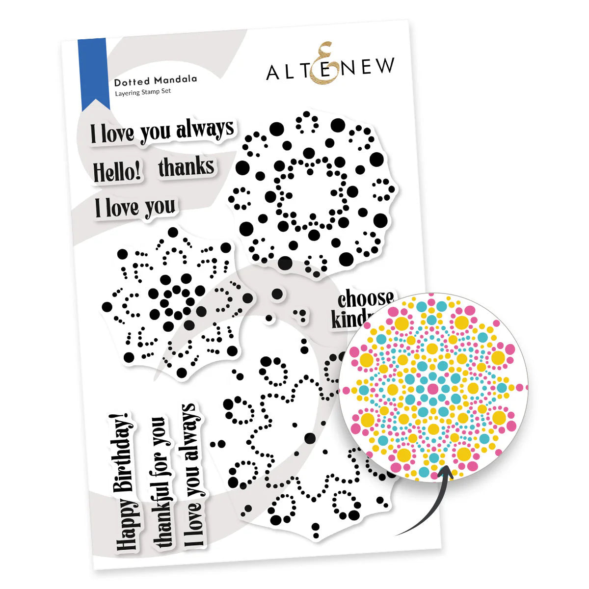 Dotted Mandala Stamp Set
