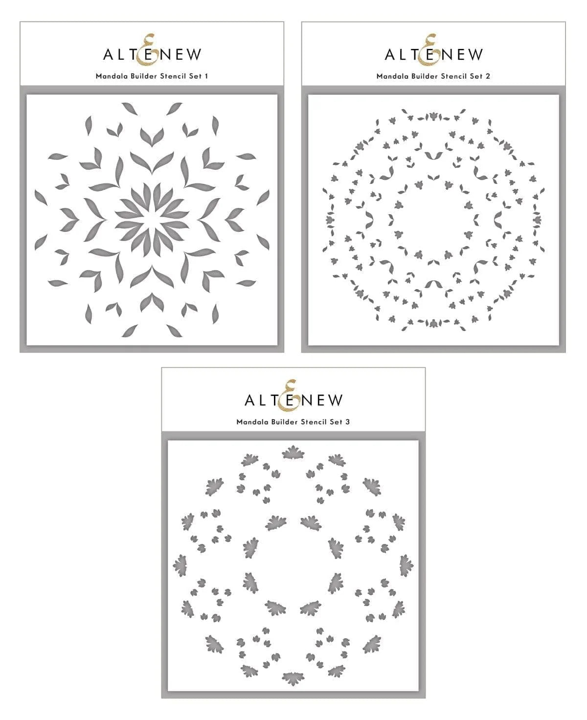 Mandala Builder Stencil Set (3 in 1)