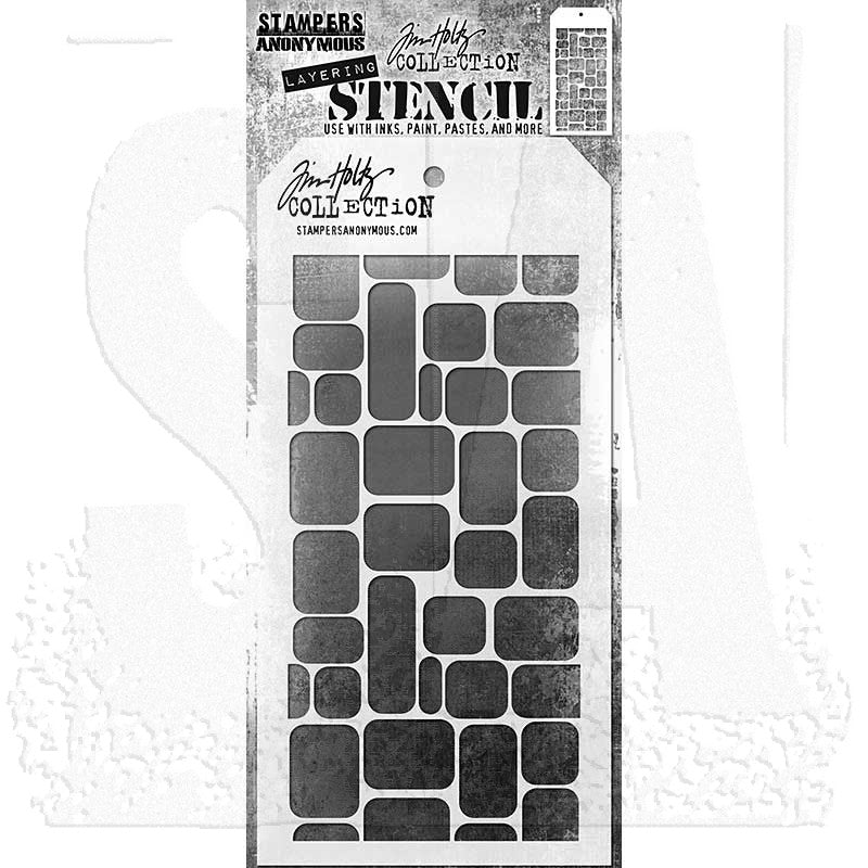 Tim Holtz Layering Stencil: Labels - SKU: THS178