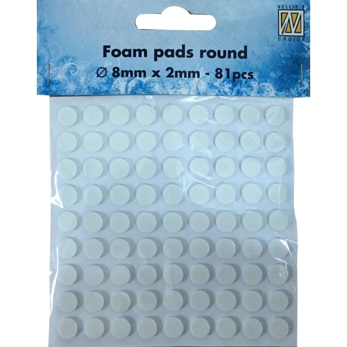 Nellie's Choice - Foam Pads Round 81pcs - WFPR001